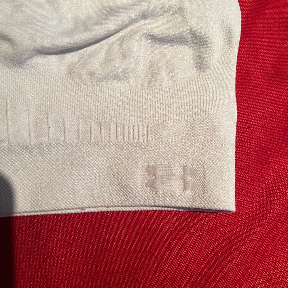 Under Armour Low Impact White Sports Bra